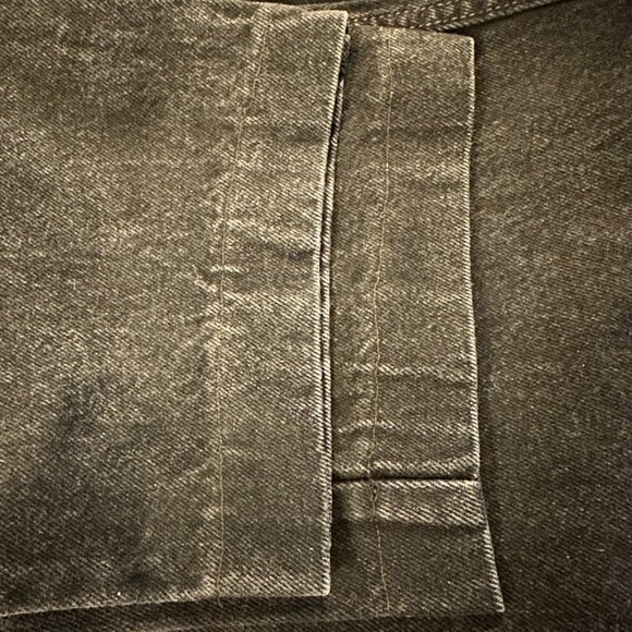 Sonoma Goods for Life Straight Fit Black Wash Denim Jeans 32 X 27 - Picture 6 of 7